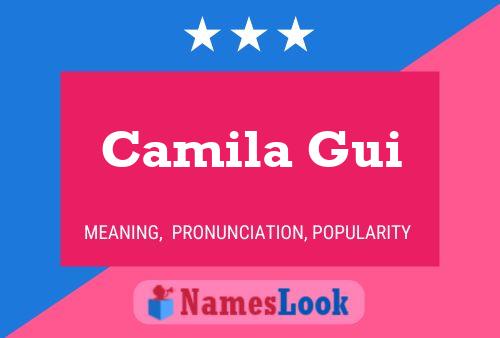 Poster del nome Camila Gui