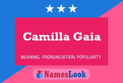 Poster del nome Camilla Gaia