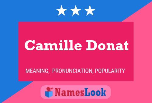 Poster del nome Camille Donat