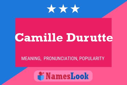 Poster del nome Camille Durutte