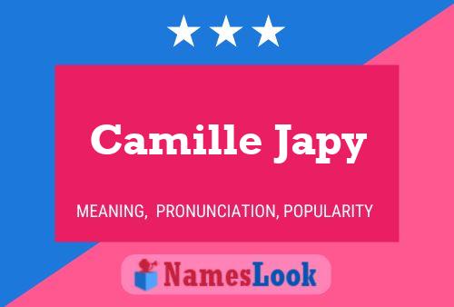 Poster del nome Camille Japy