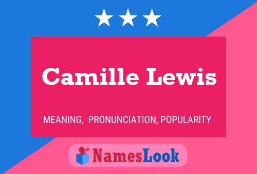 Poster del nome Camille Lewis