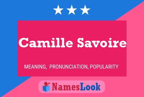 Poster del nome Camille Savoire