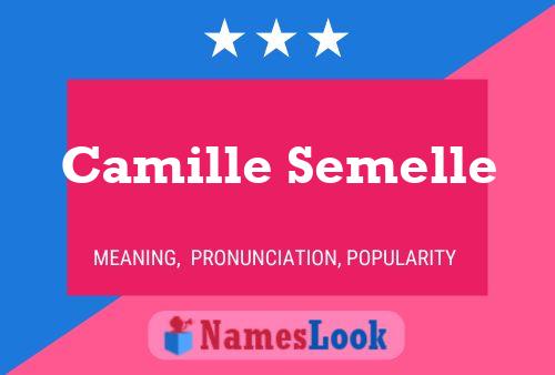 Poster del nome Camille Semelle