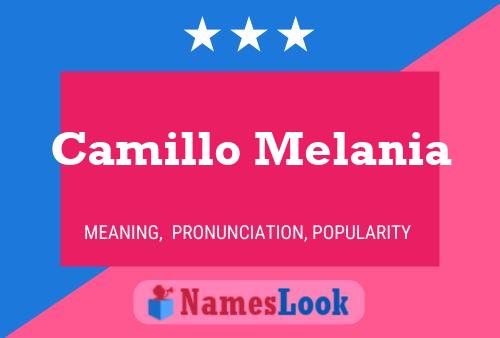 Poster del nome Camillo Melania