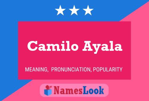 Poster del nome Camilo Ayala