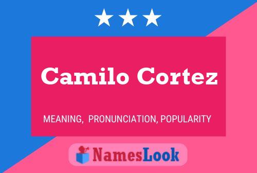 Poster del nome Camilo Cortez