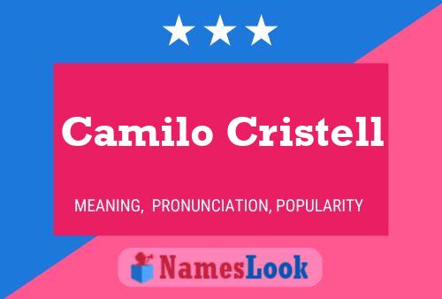 Poster del nome Camilo Cristell