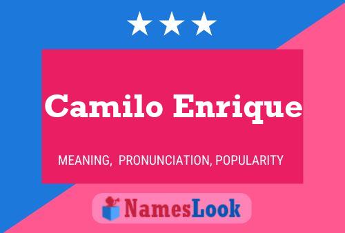 Poster del nome Camilo Enrique