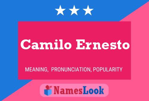 Poster del nome Camilo Ernesto