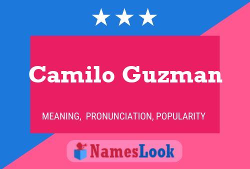 Poster del nome Camilo Guzman