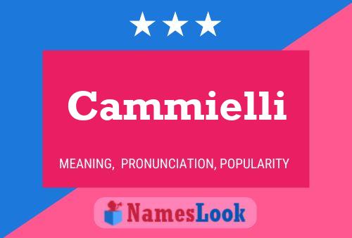 Poster del nome Cammielli