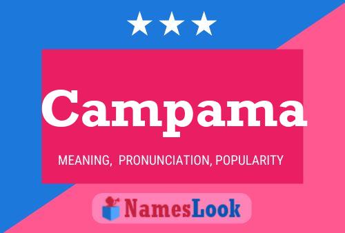 Poster del nome Campama