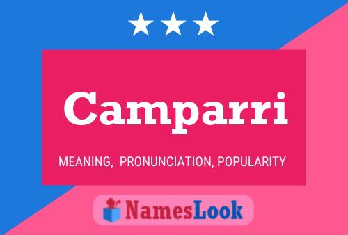 Poster del nome Camparri