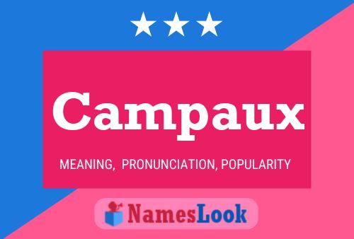 Poster del nome Campaux