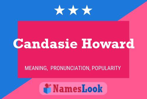 Poster del nome Candasie Howard