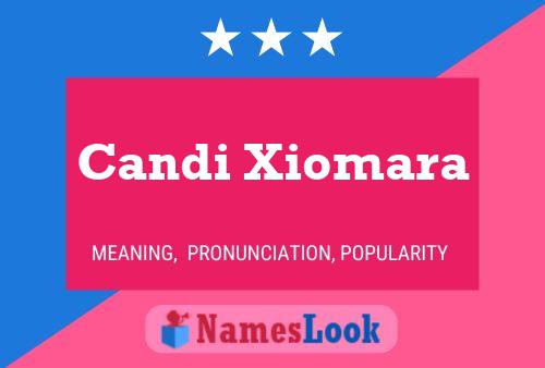 Poster del nome Candi Xiomara