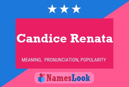 Poster del nome Candice Renata