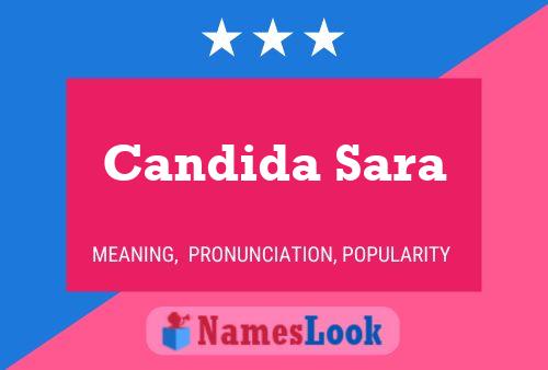 Poster del nome Candida Sara