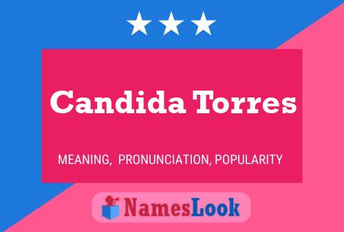 Poster del nome Candida Torres