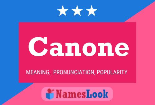 Poster del nome Canone