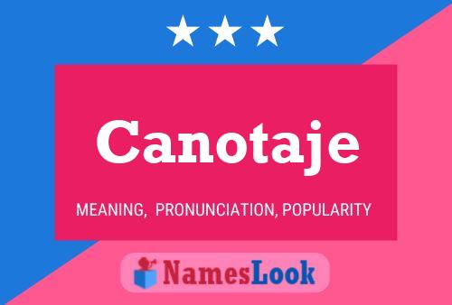 Poster del nome Canotaje