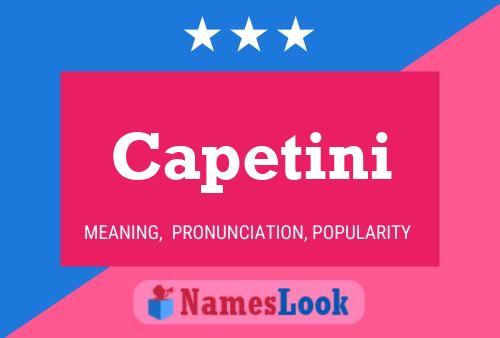 Poster del nome Capetini