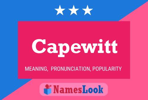 Poster del nome Capewitt