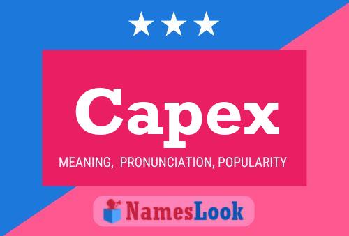 Poster del nome Capex