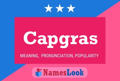 Poster del nome Capgras