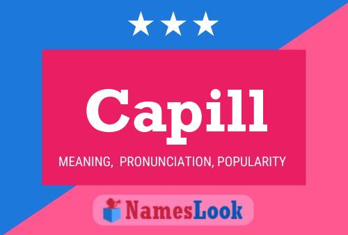 Poster del nome Capill