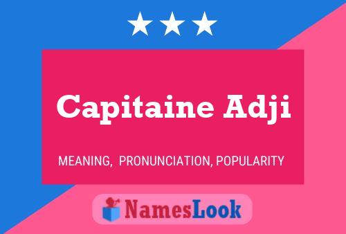 Poster del nome Capitaine Adji