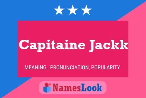 Poster del nome Capitaine Jackk