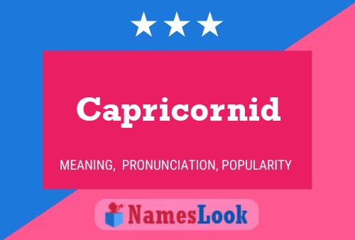 Poster del nome Capricornid