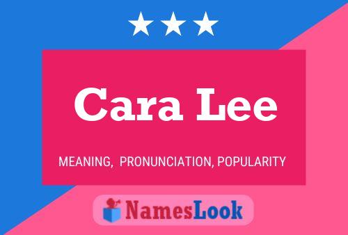 Poster del nome Cara Lee