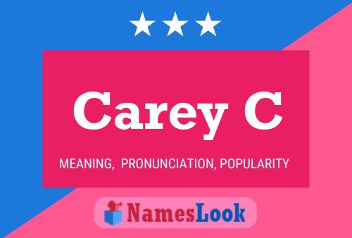 Poster del nome Carey C