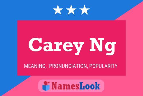 Poster del nome Carey Ng