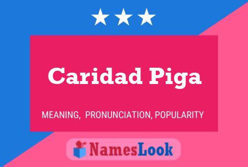 Poster del nome Caridad Piga