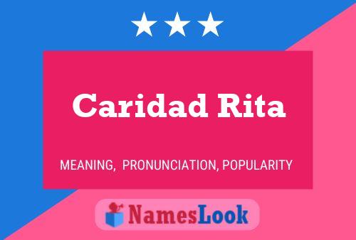 Poster del nome Caridad Rita