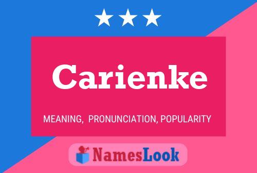 Poster del nome Carienke