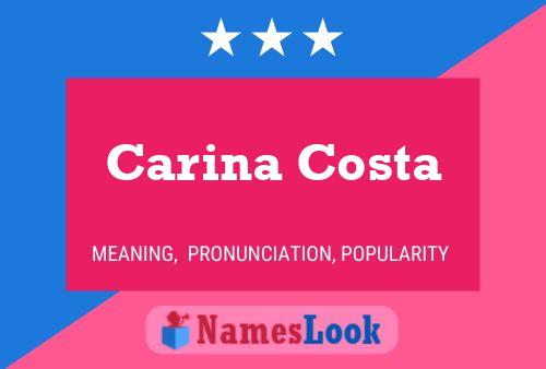 Poster del nome Carina Costa