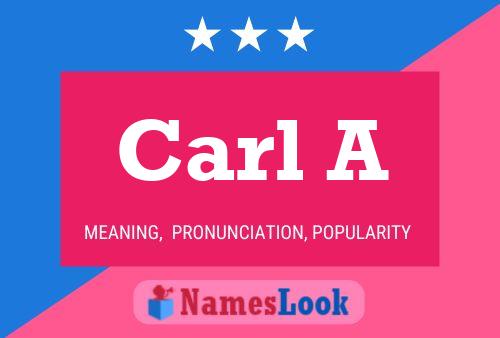 Poster del nome Carl A