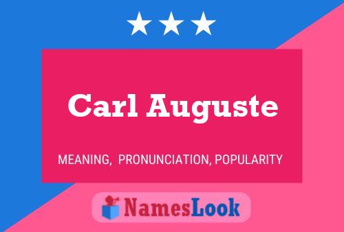 Poster del nome Carl Auguste