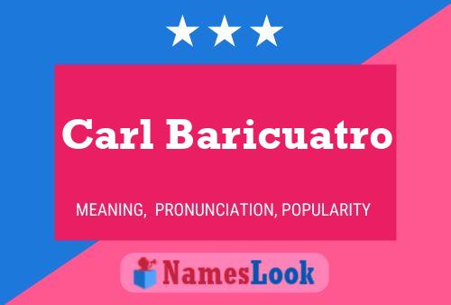 Poster del nome Carl Baricuatro