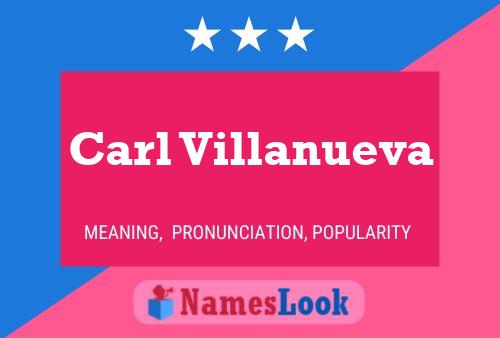 Poster del nome Carl Villanueva