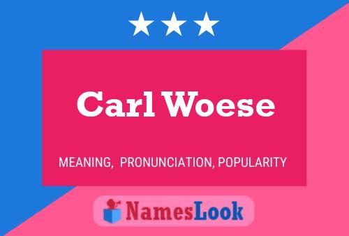 Poster del nome Carl Woese