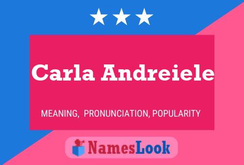 Poster del nome Carla Andreiele