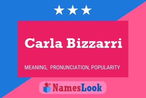 Poster del nome Carla Bizzarri