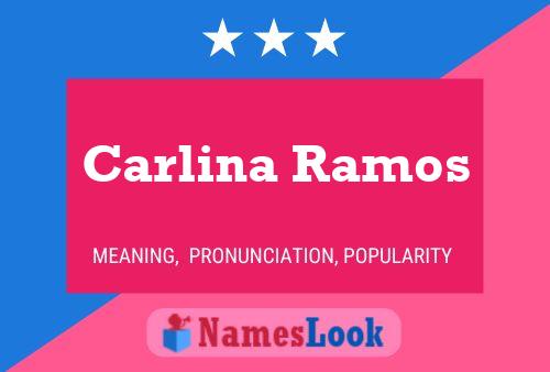 Poster del nome Carlina Ramos