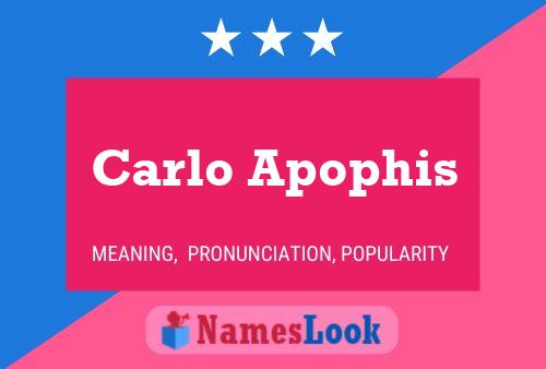 Poster del nome Carlo Apophis